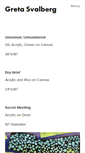 Mobile Screenshot of gretasvalberg.com